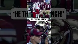 'He threw a punch!' 😮 #punch #ufl #football