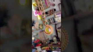 Yellow Aura Quartz Necklace #viralshort #spirituality #crystaljewelry