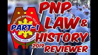 PNP LAW AND HISTORY EXAM PART-1 I NAPOLCOM ONLINE REVIEWER I PNP ENTRANCE EXAM