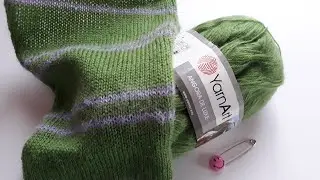 № 65. Обзор пряжи Angora de luxe от YarnArt (Ангора де люкс)