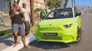 HO COMPRATO L'AUTO PIU VELOCE PRIMA DI SCUOLA (ABARTH 500e) | GTA 5 VITA DA GANGSTER