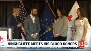 Hinchcliffe meets his blood donors