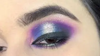 This eye look is giving dreamy night sky energy #makeup #makeuptutorial #zeekayymakeup