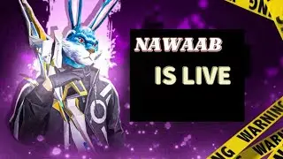 FREE FIRE LIVE CUSTOM GUILD TEST  GMAE PLAY WITH NAWAAB  #nawaab  #freefire #guildtest #custom #room