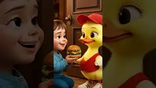 Sweet Story Of Duckling & Burger #duckling #ducklingcute #ducklingstory #ducklingvideo