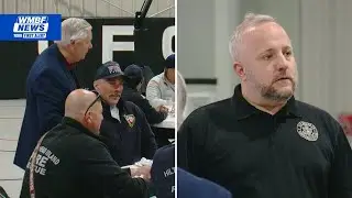 Sen. Graham, Rep. Fry visit firefighters battling Carolina Forest wildfire