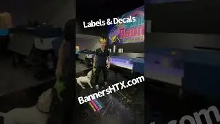 Same Day Banners Custom Vinyl Stickers - Banner King of Houston
