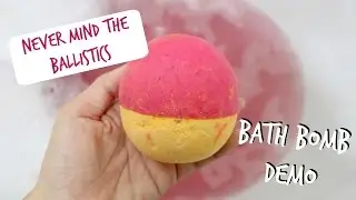 Nevermind The Ballistics Bath Bomb Demo | Lushieebath