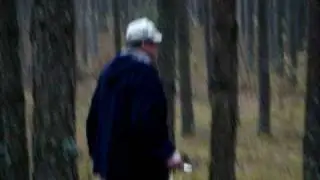 Antanas looking for Mushrooms in Lithuanian Forest