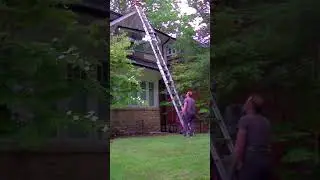 2nd Floor Window Install #timelaspe #windowinstallation