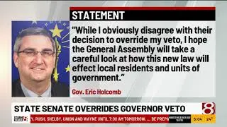 Indiana Senate votes to override Gov. Holcomb's 2020 veto on rental housing