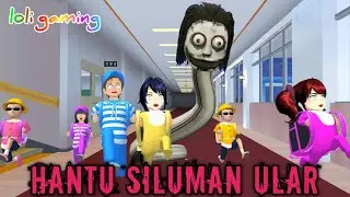 Yuta dan mio panik baby celine nangis lihat hantu siluman ular di sekolah7⚠️⛔‼️⁉️😱😱 sakura