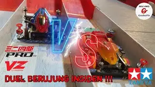 TAMIYA【ミニ四駆】Mini 4WD | Duel STO MS vs VZ @JordanToys | Thunder Shot | Dual Ridge Jr.