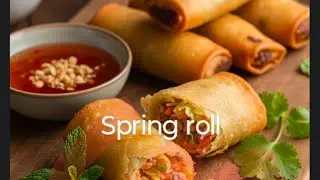 Spring roll recipe 😋#vlog #trending #viral #cooking #recipe #food #video #youtube 