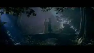 Arwen ed Aragorn sul ponte di Gran Burrone