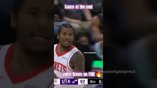 Jalen Green Moving DIFFERENT! 🏀✨ Best Plays Jalen Green = HUMAN HIGHLIGHT REEL! 🤯 #nba #basketball