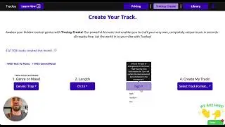Create Music With Generative AI by Genre or Mood Type With Tracksy AI