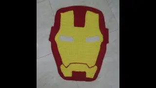 ArtêDaLê Crochê Vídeo Aula Passo a Passo Tapete Homem de Ferro -  Parte 2