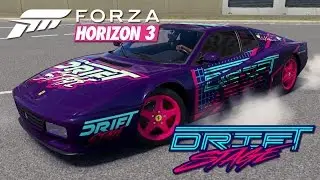 Forza Horizon 3: Drift Stage Vinyl Wrap Timelapse!