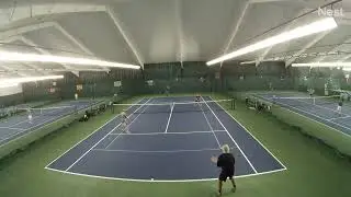 Poach drop volley