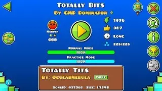 Geometry Dash: Totally Bits by GMD Dominator (harder)