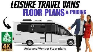 Leisure Travel Vans Unity & Wonder Luxury Class C RV Floorplan and Pricing Update