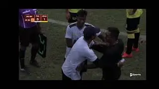 Arrogant Debjit Ghosh Ex #National player in #Cfl #Police Ac Vs #Rainbow #football #kolkatafootball