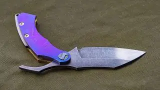 Making Friction Folder Knife from Scrap Metal