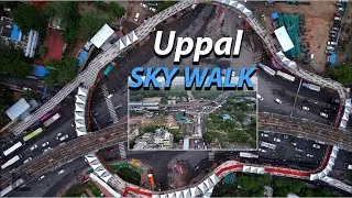 SKYWALK at Uppal Junction || Aerial View || Drone || 4K || 📍 HYDERABAD