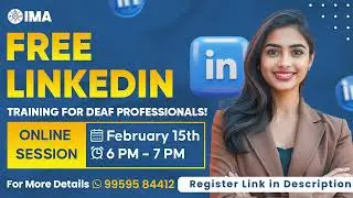FREE LinkedIn Training for Deaf Professionals! | #deafcommunity #linkedin