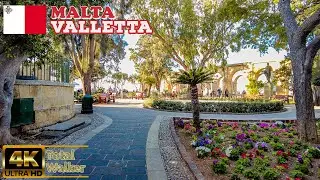 Valletta Unseen: A Scenic 4K Walk through Malta's UNESCO World Heritage Site