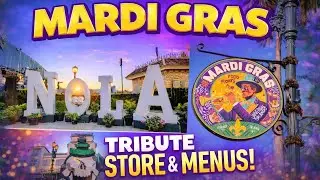 Mardi Gras 2026 at Universal Orlando | Tribute Store Preview & FULL Food Tour with Menus