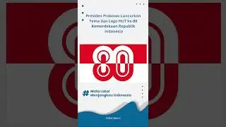 Resmi! Prabowo Umumkan Tema & Logo HUT ke-80 RI, Semangat Baru Pemerintahan?!