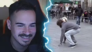 REAKTION auf CRISTIANO RONALDO VERKLEIDET auf der STRAßE😱