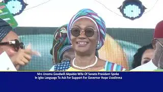 FIRST LADY SENATOR OLUREMI TINUBU LEADS IMOS STATE WOMEN CAMPAIGN FOR GOV HOPE UZODINMA 2ND TERM BID