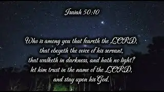 Hidden Manna | Isaiah 50:10 | Trusting God in the Dark | Worship Instrumental