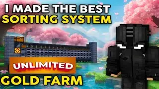 I Made Automatic Sorting System In Minecraft || Unlimited Gold || Part 4