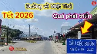 Đường về Miệt Thứ Tết 2026.