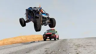 🚨 FAKE COP VAN TRIES TO PIT MANEUVER 3 BUGGYS! (Road Rage FINALE) | BeamNG Drive