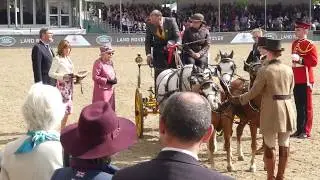 RWHS 2018/carriage driving/ presentation ceremony 13 05 2018   HRM the Queen