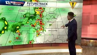 Alabama Impact Day: Heavy storms develop ahead of a cold front.