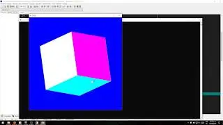 Rotar cubo  con esferas dentro | OpenGL C |