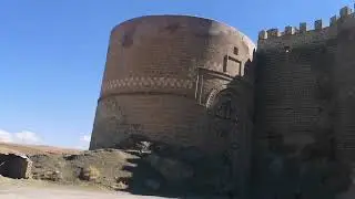 Inside of Hosap Castle in Turkey