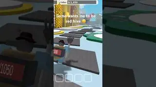 Game wants me to be red hive #roblox #beeswarmsimulator