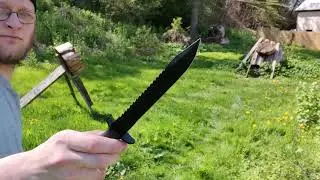 Glock 81 Field Knife unboxing, testing and review