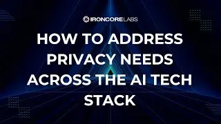 How to Address Privacy Needs Across the AI Tech Stack