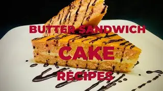 Butter Sandwich Cake Recipe #trending #cake