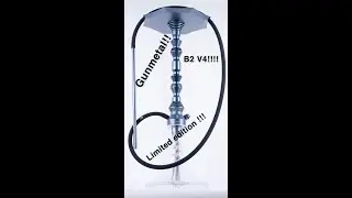 B2 V4 LIMITED ADDITION GUNMETAL HOOKAH REVIEW!!!! 2021