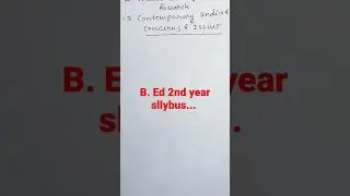 Dr. rmlau b. Ed 2 ND year sllybus... pepar name..#rmlaueexamnews #rmlau-exam #peparname #rmlaubed