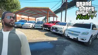ROUBANDO CAMINHONETES DE MILIONARIOS! - GTA 5 MODS